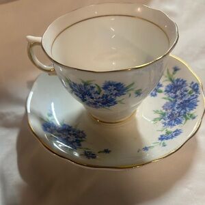 Vintage English Colclough Bone China Teacup and Saucer Set